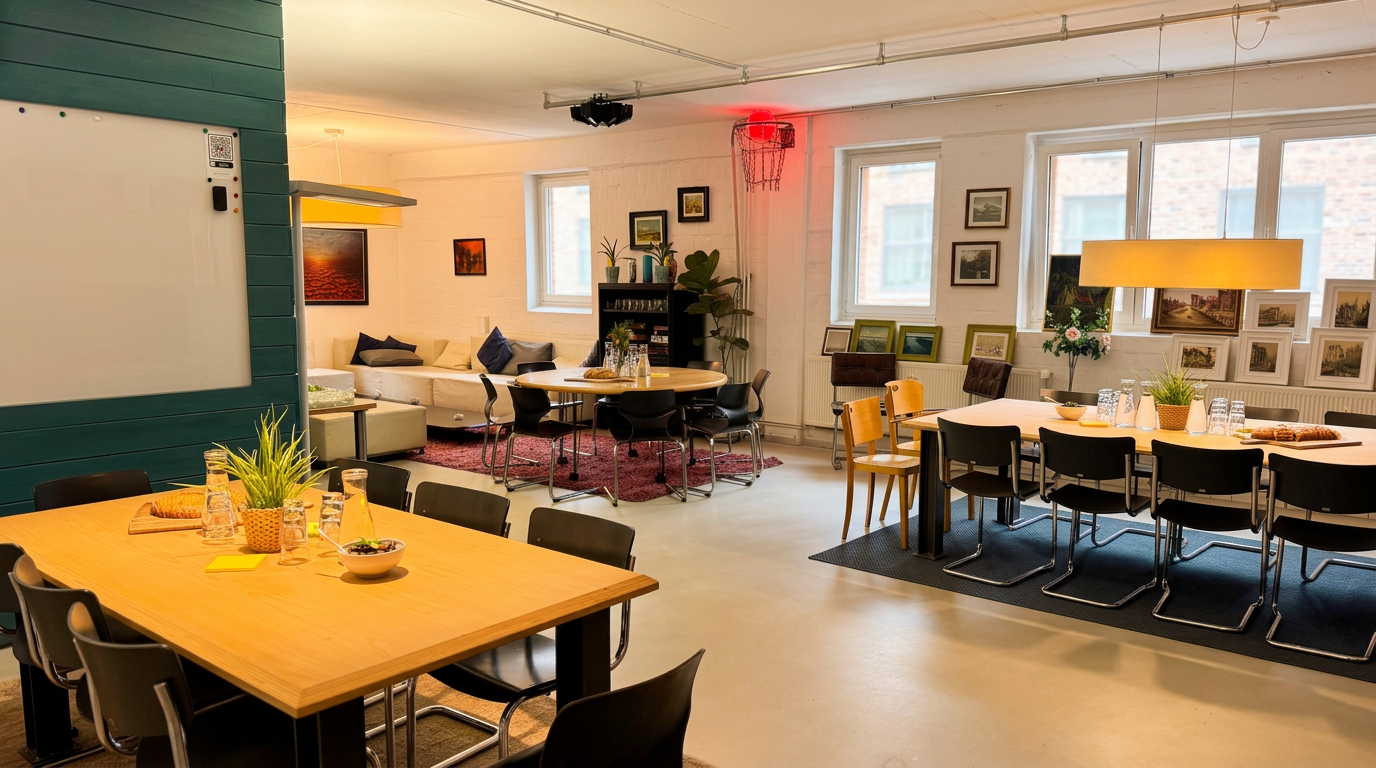 Loft im Prismeo LAB – Lounge für Austausch und Networking