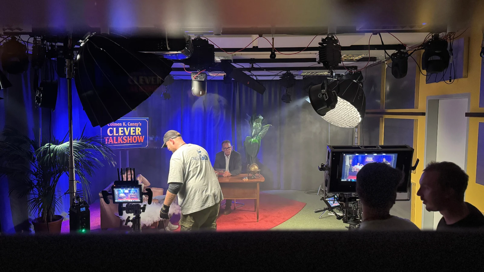 Behind the Scenes „TALKSHIT“ – Dreh der Clever Talkshow im theater des Prismeo LAB Hamburg