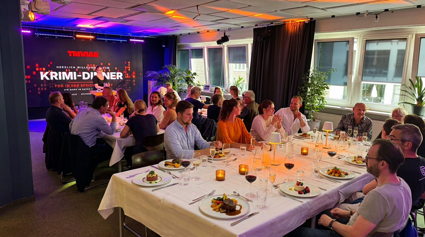 Krimi-Dinner – Spannung, Rätsel & Genuss